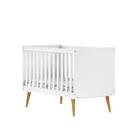 Berço/mini-cama Caring | Serpil - Branco/carvalho